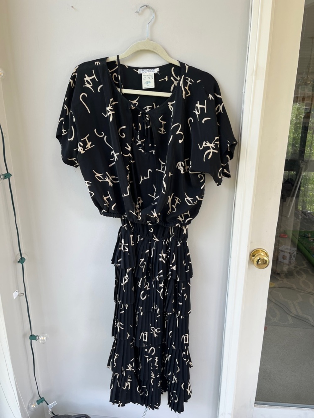 VTG Guy Laroche Paris Silk Mid dress with Jacket